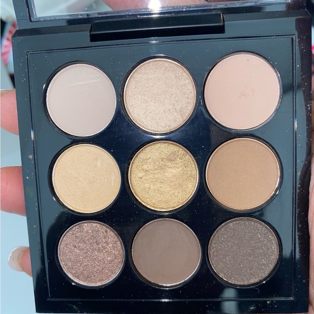 MAC Amber Times Nine Eye Shadow Palette x9 Matte Frost Neutral Nude Discontinued
